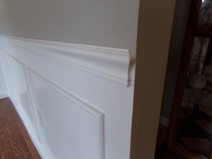 Light Carpentry Installation of Crown Moulding, Applied Moulding, and Chair Rail in Lunenburg MA (1)