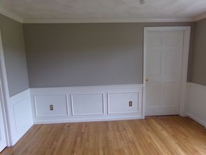 Light Carpentry Installation of Crown Moulding, Applied Moulding, and Chair Rail in Lunenburg MA (3)
